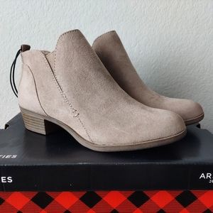 Taupe booties